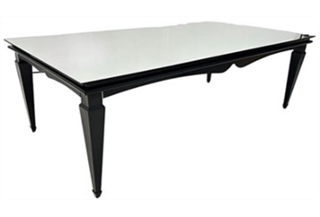 Beverly Dining Table Black with Mirror Top in Orlando