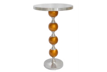 Joya Highboy Table - Gold in Orlando