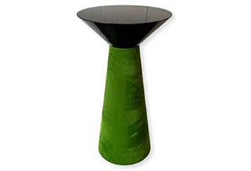 Nefertiti Green Black Frame Highboy Table in Orlando