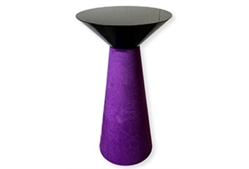 Nefertiti Purple Black Frame Highboy Table in Orlando