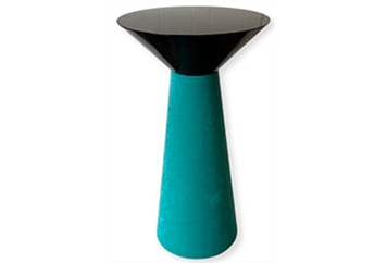 Nefertiti Turquoise Black Frame Highboy Table in Orlando