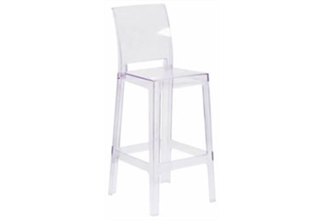 Ghost Clear Barstool 2 - 3'10" in Orlando