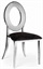 O Chair Silver - Black Pad in Orlando