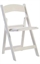 zz Folding Chair Padded White in Orlando