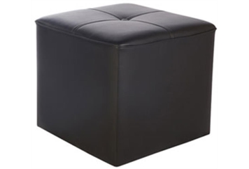 Vibe Cube Ottoman - Black 1ft 8in in Orlando