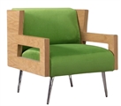 Charles Armchair - Green in Miami, Ft. Lauderdale, Palm Beach