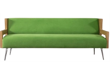 Charles Sofa - Green in Naples, Marco Island, Ft. Myers