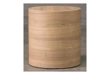 Brown and White End Table Round in Miami, Ft. Lauderdale, Palm Beach
