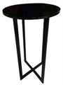 Industrial Highboy Table Black - Glossy Black in Miami, Ft. Lauderdale, Palm Beach