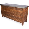 Rustic Bar with Steel Top in Miami, Ft. Lauderdale, Palm Beach