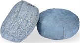 Pouf - Blue and Gray in Miami, Ft. Lauderdale, Palm Beach