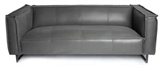 Leather Sofa - Charcoal in Miami, Ft. Lauderdale, Palm Beach