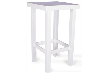 Square Cafe Table - White in Miami, Ft. Lauderdale, Palm Beach