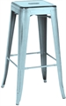 Marais Metal Barstool - Sky Blue in Miami, Ft. Lauderdale, Palm Beach