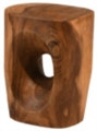 Wood Stump End Table Craved in Miami, Ft. Lauderdale, Palm Beach