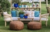 Suede Ottoman in Orlando