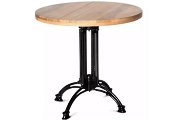 Bistro Cafe Table White - Oak Top in Orlando