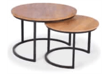 Oak Coffee Table - Round in Orlando