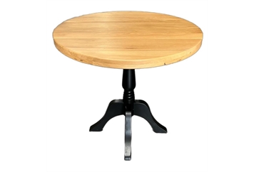 Louie Cafe Table White - Oak Top in Orlando