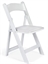 zz Folding Chair Padded White in Orlando