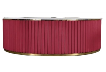 Velvet Round Bar Cherry - Half Moon 11ft in Miami, Ft. Lauderdale, Palm Beach