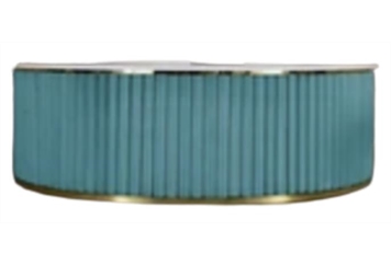 Velvet Round Bar Teal - Half Moon 11ft in Miami, Ft. Lauderdale, Palm Beach