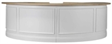 Adriana Bar Half Round - Wood Top 12ft in Miami, Ft. Lauderdale, Palm Beach