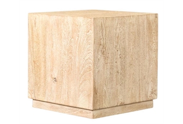 Cube End Table - Wood in Miami, Ft. Lauderdale, Palm Beach