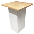 Square Pine Highboy Table in Orlando
