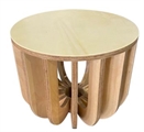 Slat End Table - Short in Orlando