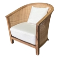 Cane Armchair - White in Orlando
