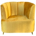 Gatsby Lounge Chair - Gold in Orlando