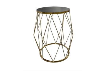 Wired Gold End Table in Orlando