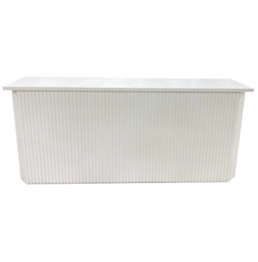 Slat White Bar - 4ft in Tampa, St Petersburg