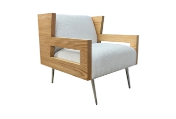 Charles Armchair - White in Tampa, St Petersburg