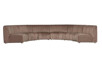 Velvet Sofa Tan in Tampa, St Petersburg