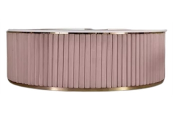 Velvet Round Bar Pink - Half Moon 11ft in Tampa, St Petersburg