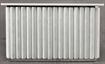 Velvet Bar White 4ft - Silver Trim in Tampa, St Petersburg