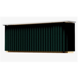 Green Velvet Bar 6ft in Naples, Marco Island, Ft. Myers