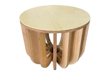 Slat End Table - Short in Naples, Marco Island, Ft. Myers