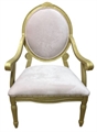 Princess Chair - Gold in Naples, Marco Island, Ft. Myers