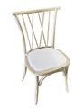 Crossed Dining Chair Natural - White in Naples, Marco Island, Ft. Myers