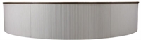 Slat Half Round Bar - Wood Top 11ft in Naples, Marco Island, Ft. Myers