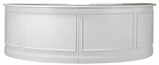 Adriana Bar Half Round - White Top 12ft in Naples, Marco Island, Ft. Myers