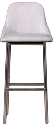Royal Barstool - Silver Legs and White Seat in Miami, Ft. Lauderdale, Palm Beach