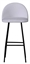 Royal Barstool - Black Legs and White Seat in Naples, Marco Island, Ft. Myers