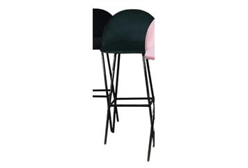 Royal Barstool - Black Legs and Green Seat in Orlando