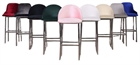 Royal Barstool - Silver Legs and Black Seat in Miami, Ft. Lauderdale, Palm Beach