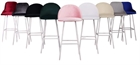Royal Barstool - White Legs and Burgundy Seat in Miami, Ft. Lauderdale, Palm Beach