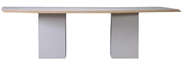 Curved Dining Table - Wood in Orlando